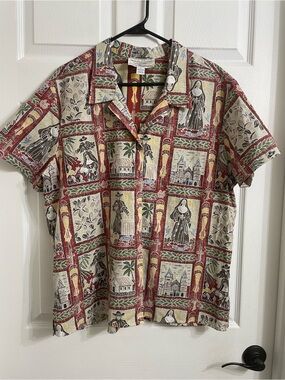Reyn Sooner x Dietrich Varez rare Father Damien Saint Maryanne button up XL